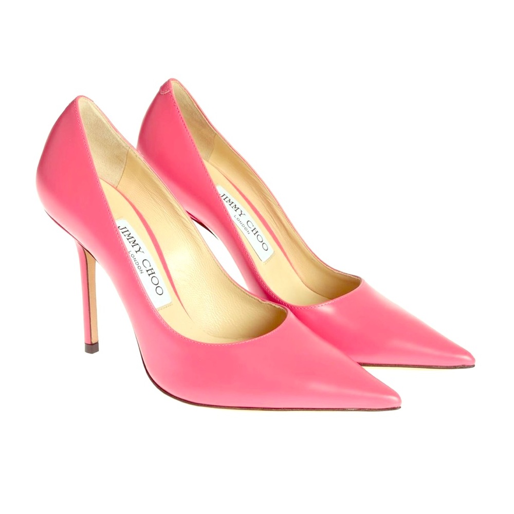 Jimmy Choo Hot Pink Love Pumps